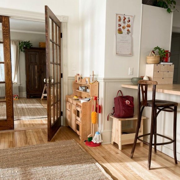 Melissa & Doug Brand New 6pc Set Wooden Broom, Duster & Mop Toy Set for Kids - Picture 13 of 13